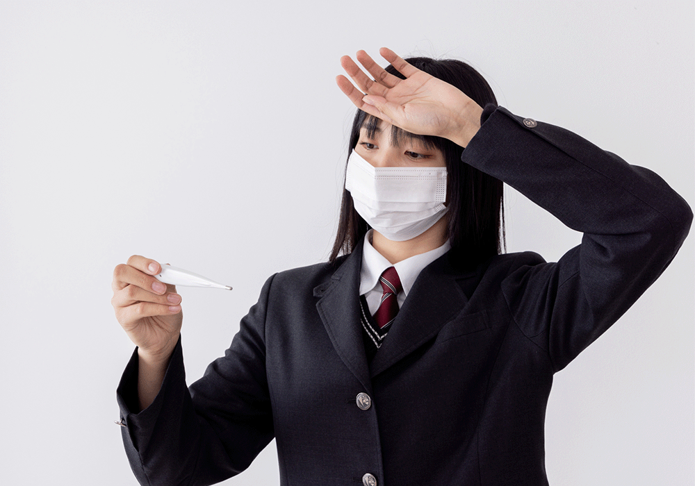 受験生と風邪